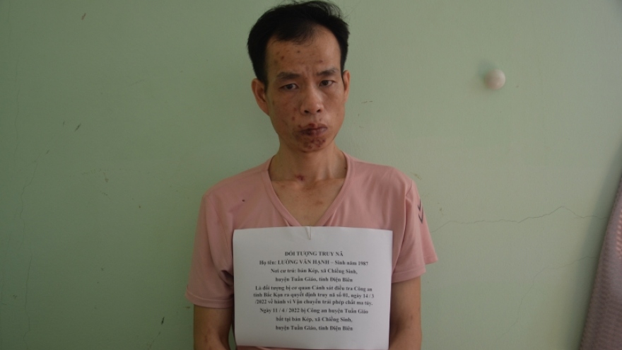 Đối tượng truy nã đặc biệt nguy hiểm bị bắt giữ tại Điện Biên